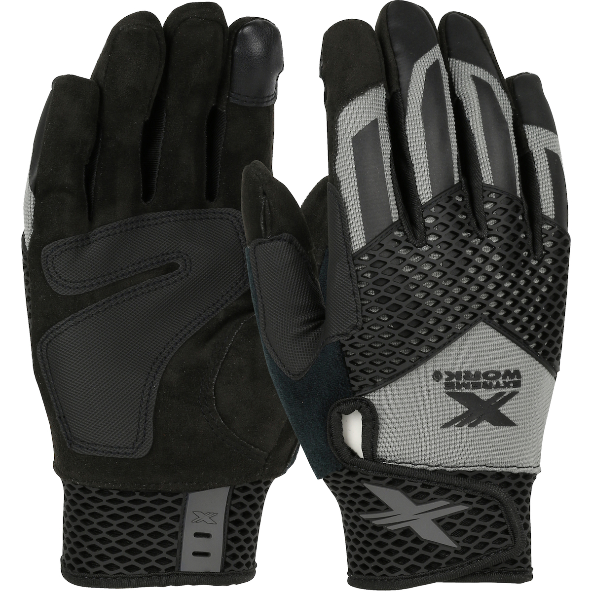 89303 PIP® West Chester Extreme Work® Knuckle KnoX™ Work Gloves - grey